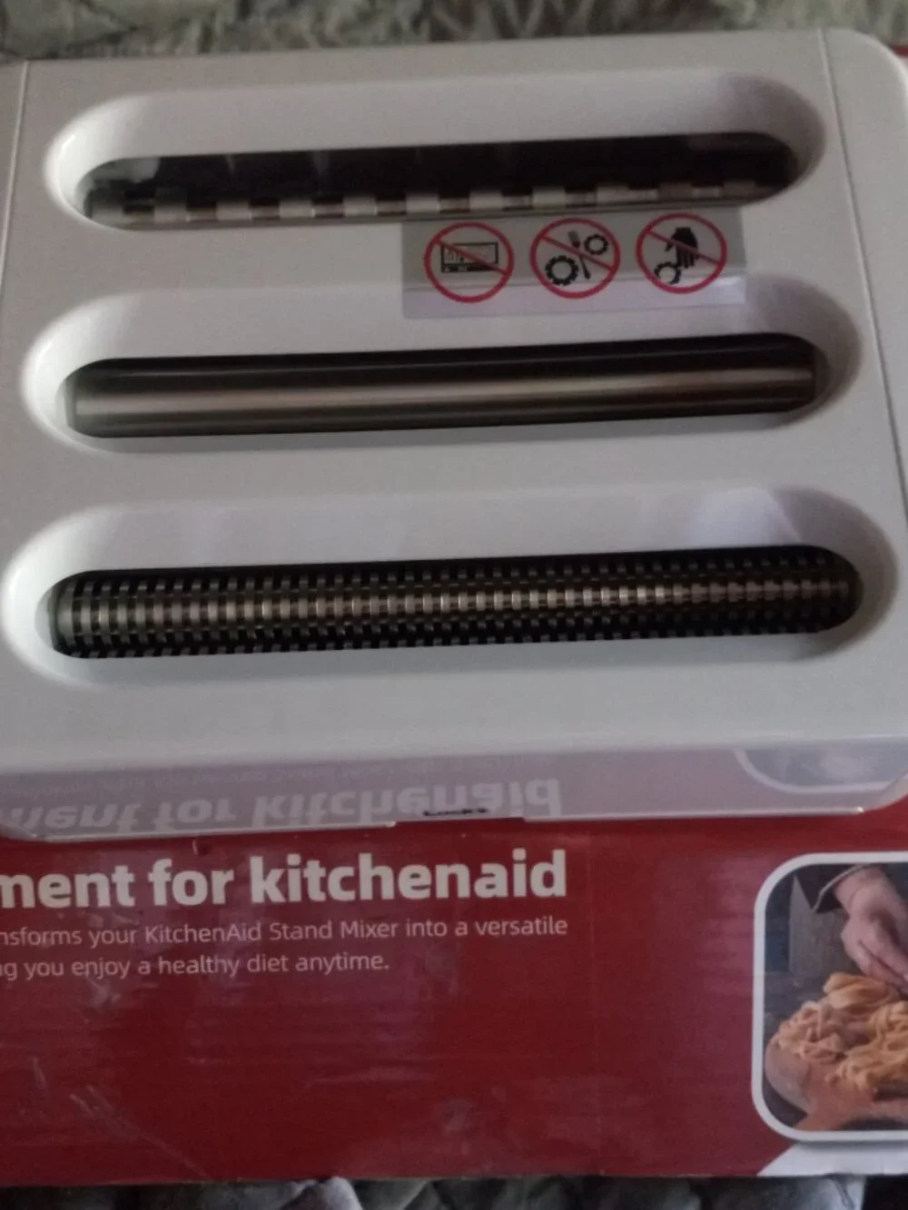 Pasta maker for Kitchen Aid mixer